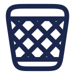 Paper Bin SVG Icon